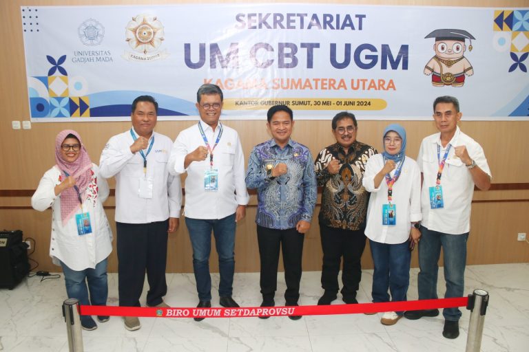 Pj Gubernur Sumut Beri Motivasi 1.215 Peserta UM CBT UGM