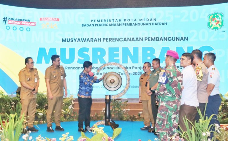 Pj Gubernur Sumut Buka Musrenbang RPJPD Medan