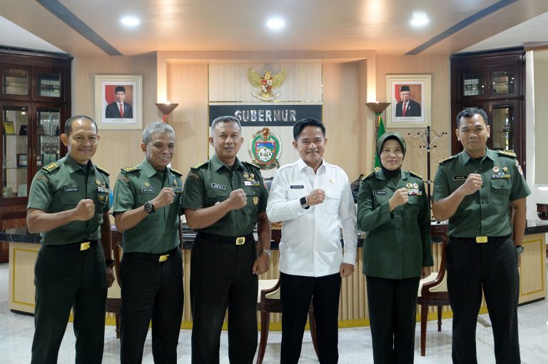 Pj Gubernur Sumut Terima Kunjungan Dinas Sejarah TNI AD