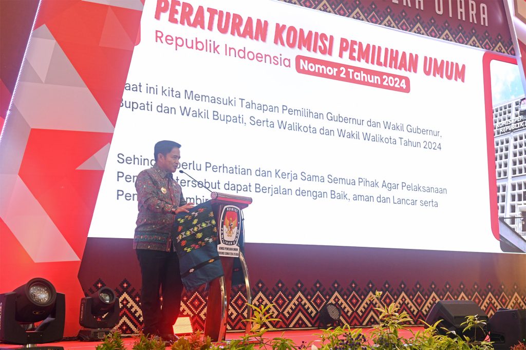 Pj Gubernur Sumut hadiri Peluncuran Tahapan Pilkada 2024 (2)