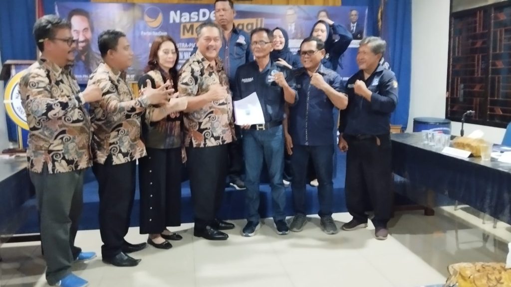 Raih Tiket NasDem, Tuahman Purba Resmi Maju Pilwalkot Siantar