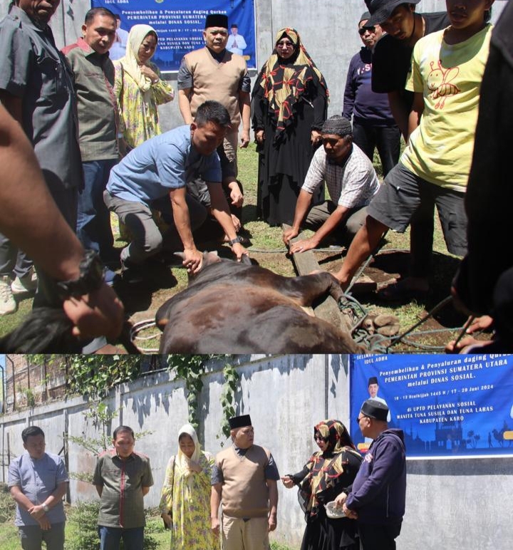 Kadis Sosial Sumut SAFARI QURBAN menuju SDM Sumut Hebat