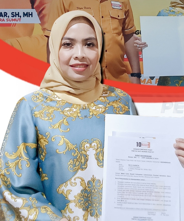 Maya Hasmita Terima Surat Rekomendasi Partai Hanura