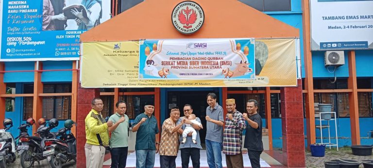 SMSI Sumut Bagikan Daging Qurban di Momen Idul Adha