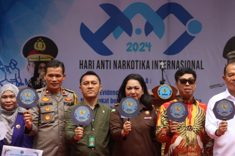 Wakapolres Langkat Hadiri Peringatan Hari Anti Narkotika Internasional