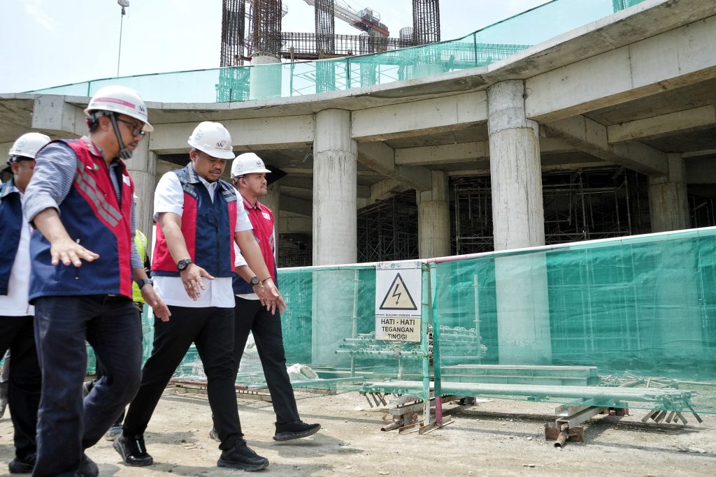 Wali Kota Medan Tinjau Pembangunan Islamic Center