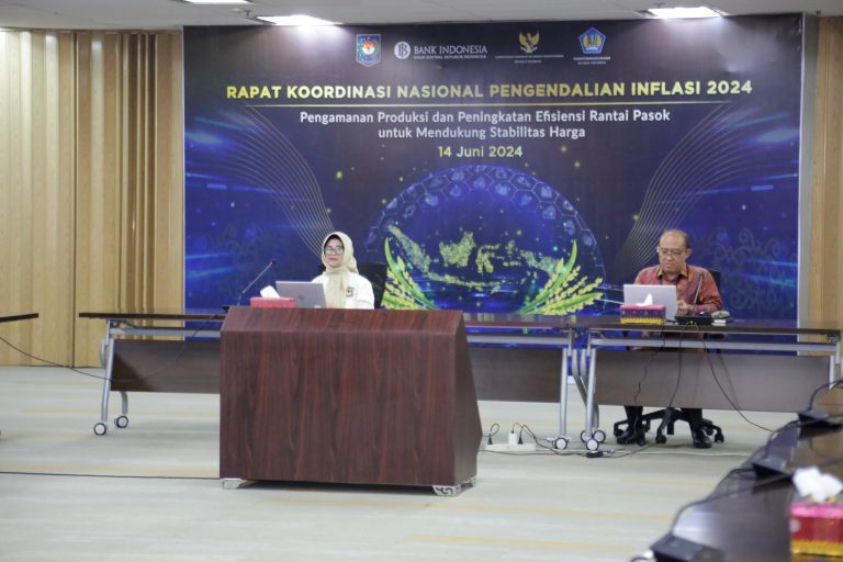 Zoom Meeting Rakornas Tekan Pengendalian Inflasi