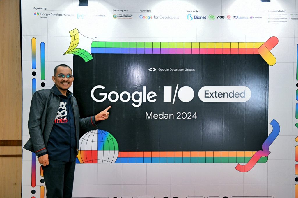 Ilyas Sitorus Buka Google IO Extended 2024 Medan