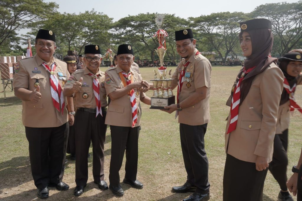 Nurdin Lubis Tutup Kirab Tangkal Napza Kwartir Daerah Gerakan Pramuka Sumut