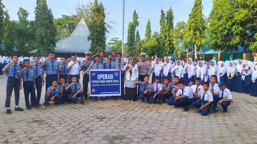 Operasi Patuh Toba 2024 Sat Lantas Polres Langkat Goes To School