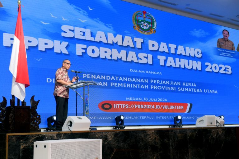 PPPK Pemprov Sumut Terima SK Pengangkatan