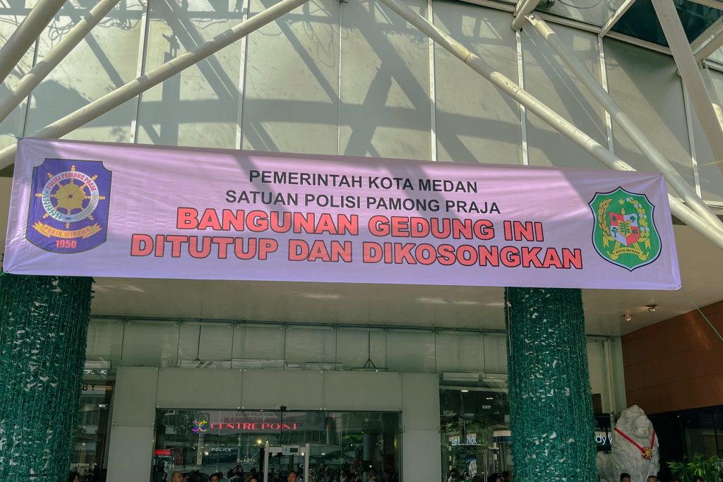 Pemko Medan Kembali Tutup Mall Centre Point