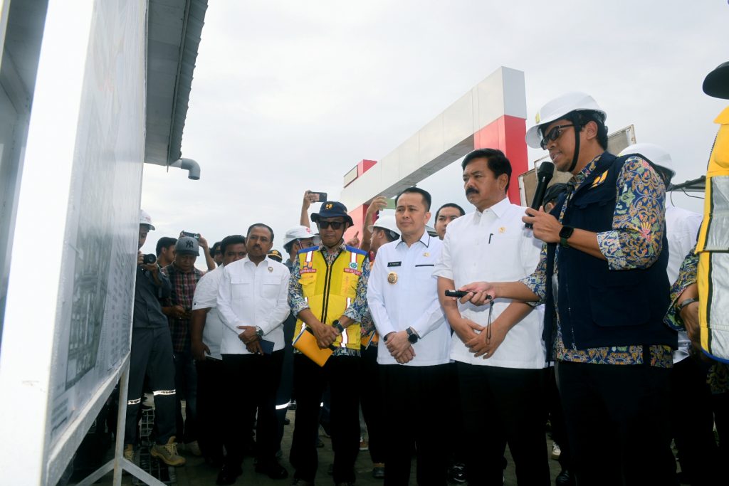 Pj Gubernur Sumut dan Menko Polhukam Tinjau Venue Sport Centre