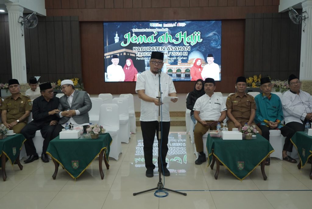 Staf Ahli Bupati Sambut Kepulangan Jamaah Haji Kloter 14 Kabupaten Asahan