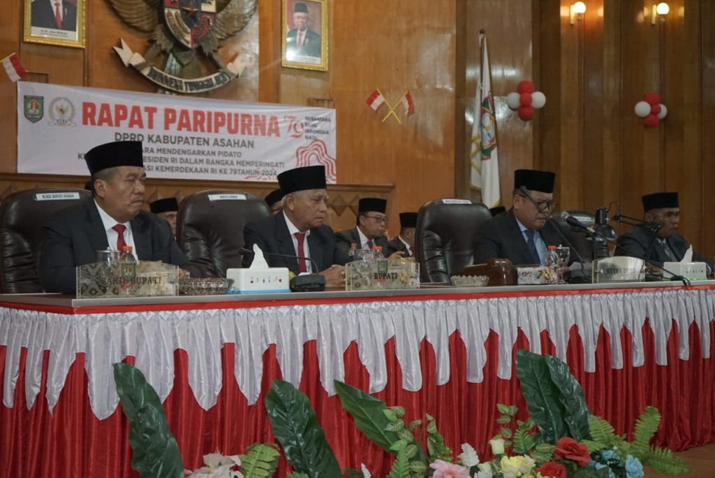 Bupati Bersama Forkopimda Rapat Paripurna DPRD Asahan