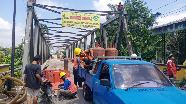 Jembatan Batang Serangan Mulai Direnovasi