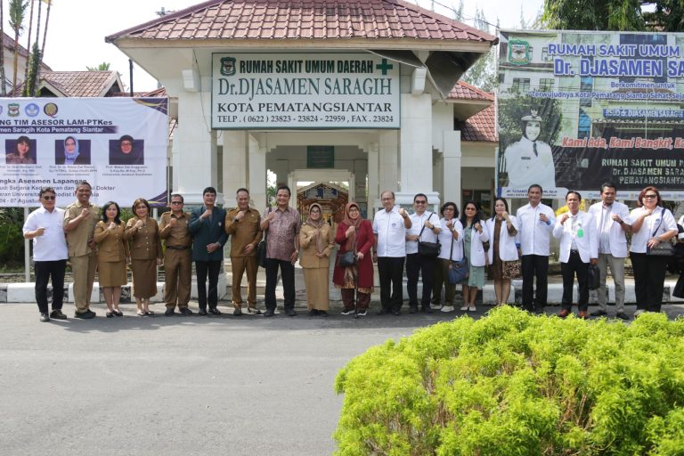 Pemko Siantar Terima Kunjungan Tim Assessor LAM-PTKes di RSUD Djasamen Saragih