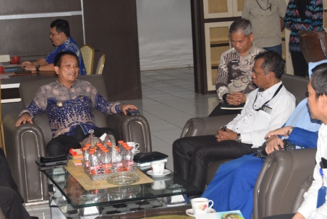 Pj Bupati Padang Lawas Ir H Ardan Noor Terima Kunjungan Perumda Tirtanadi Sumut