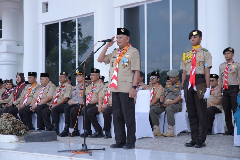 Bupati Asahan Irup di Peringatan Hari Pramuka ke-63 Tahun 2024