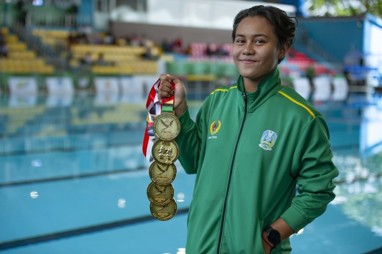 Gladies Atlet Jatim Juara Umum Loncat Indah