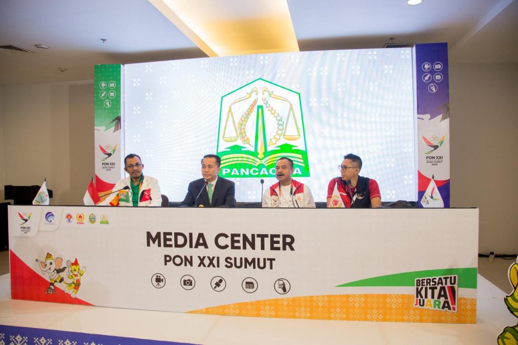 Gubernur Sumut Resmi buka, Media Center PON XXI