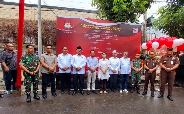 KPU Medan Ajak 3 Paslon Wali Kota dan Wakil Wali Kota Ciptakan Pilkada Damai