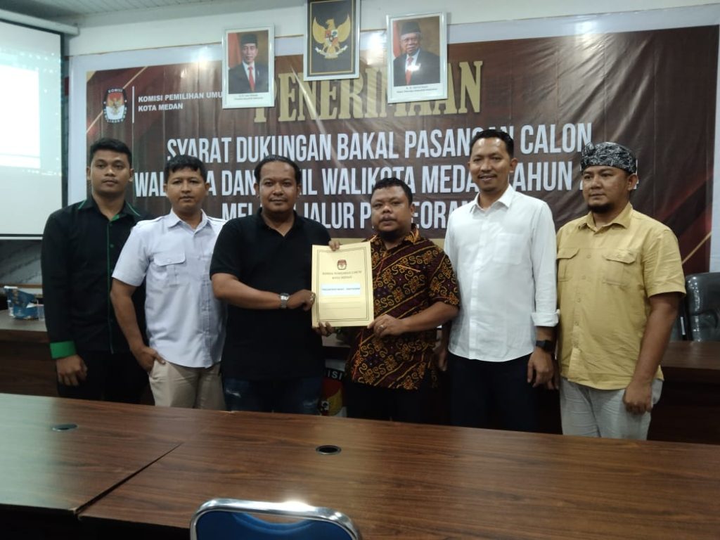 KPU Medan Nyatakan Tiga Paslon Wali Kota dan Wakil Wali Kota Medan Penuhi Syarat