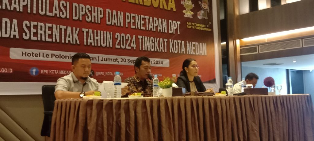 KPU Tetapkan DPT Pilkada Medan 1.799.421 Pemilih