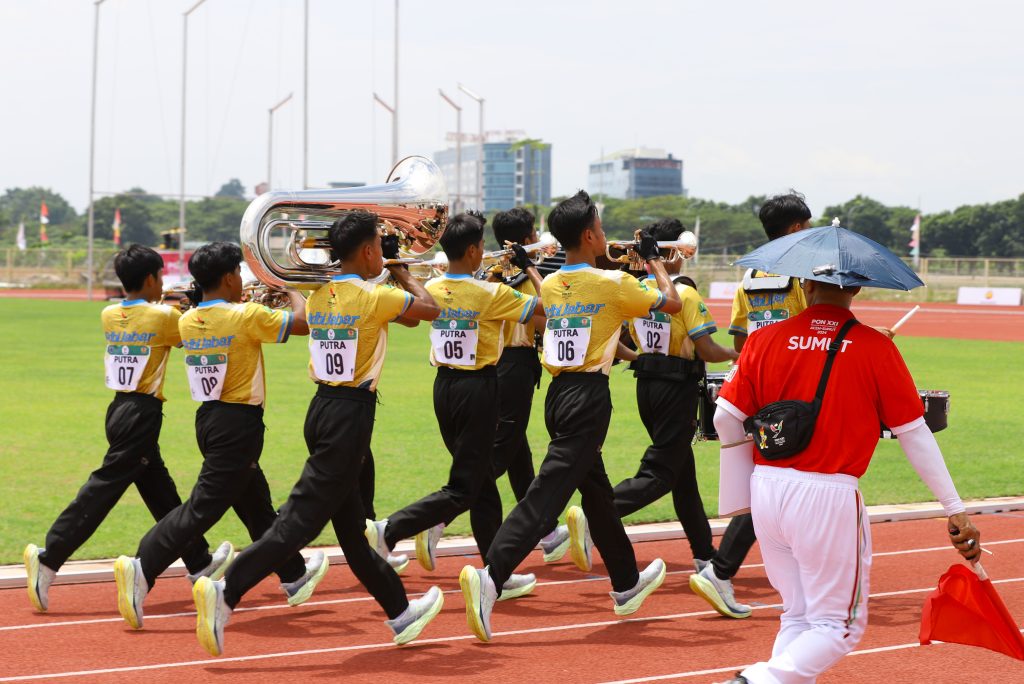 Kontingen Sumut Andalkan LKBB dan LBJP Dulang Emas Cabor Drumband