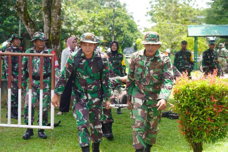 Korem 121 Abw Bantu Pemda Tanggulangi Bencana Alam Banjir