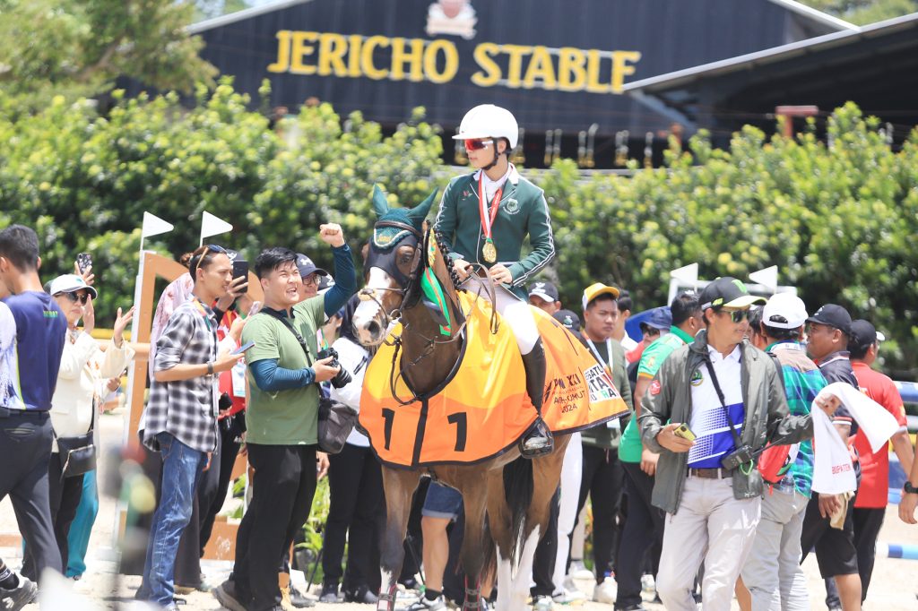 Medali Emas Sumut Bertambah dari Dinov di Equestrian