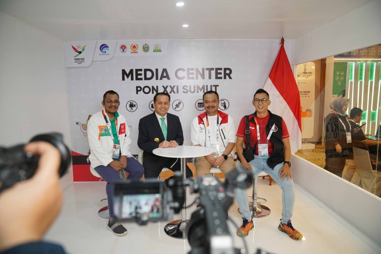 Media Center PON XXI di Sumut Lengkap