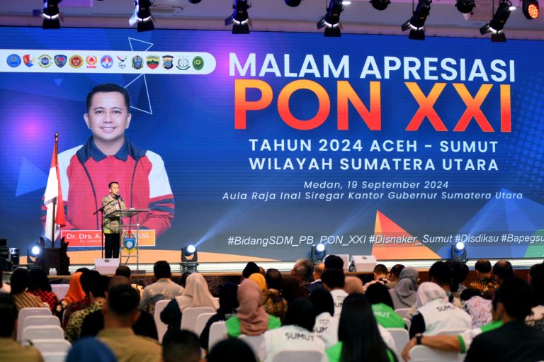 Pj Gubernur Sumut Beri Apresiasi kepada Panitia dan Pendukung PON XXI