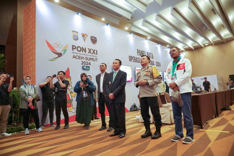 Pj Gubernur Sumut Fatoni Kunjungi Media Center PON XXI