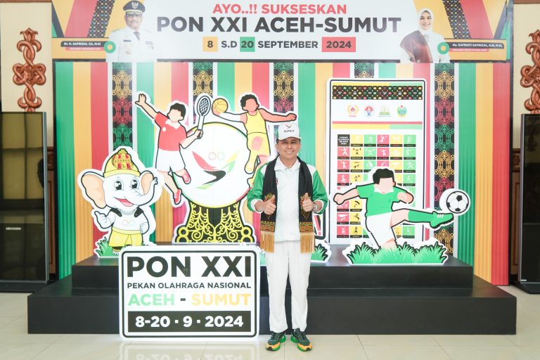 Pj Gubernur Sumut Hadiri Pembukaan PON XXI Aceh-Sumut 2024