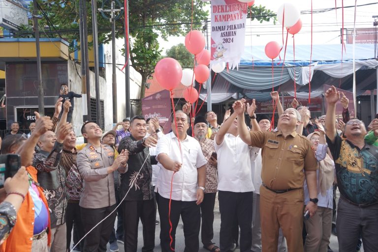 Pj Sekda Asahan Hadiri Deklarasi Kampanye Damai 2024