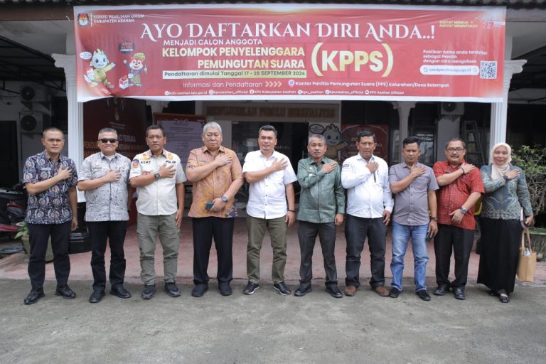 Pjs Bupati Kunjungi KPU dan Bawaslu Kabupaten Asahan