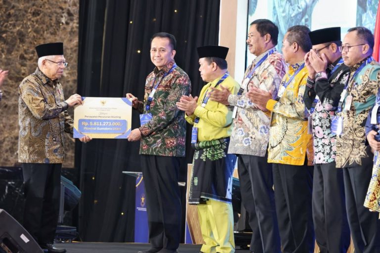 Provinsi Sumut Raih Penghargaan Kinerja Tahun Berjalan Tahun 2024