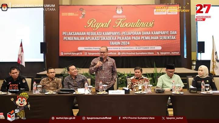 Rakor Regulasi dan Pelaporan Dana Kampanye Pilkada 2024