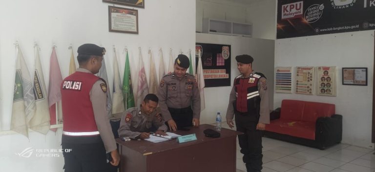 Satuan Samapta Polres langkat Patroli Kota Presisi