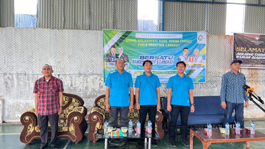 Syah Afandin Hadiri Pembukaan Turnament Futsal Piala Kesatria Langkat