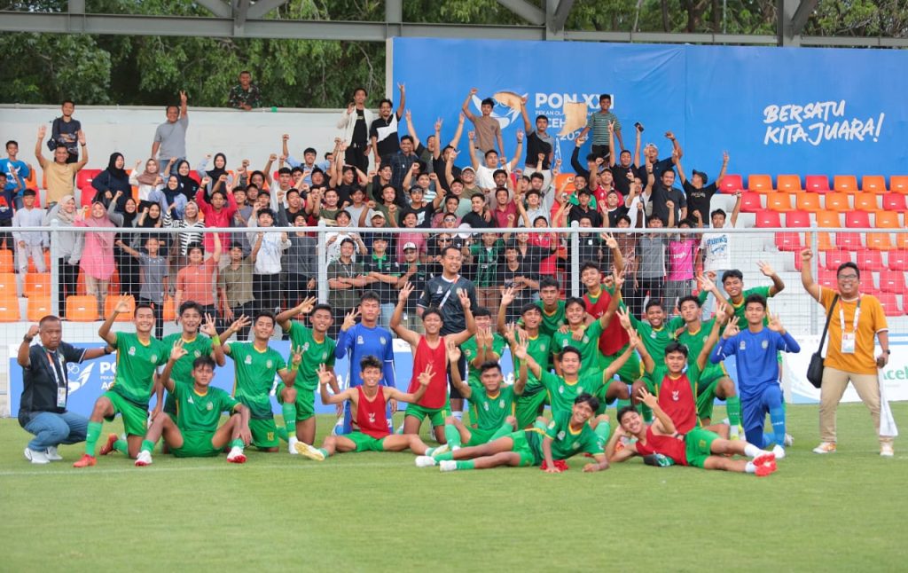 Tim Sepak bola Putra satu-satunya Tim yang Raih Kemenangan di Grup B