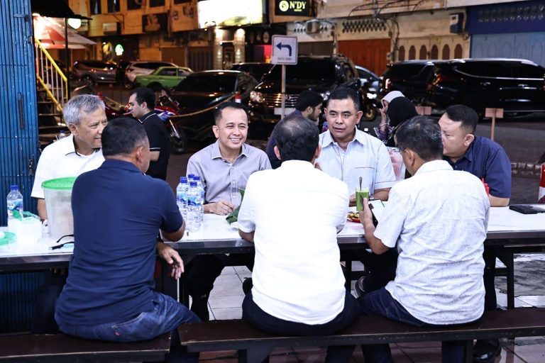 Agus Fatoni Ngopi Bareng Forkopimda di Warkop Medan Bahas Perkembangan Sumut