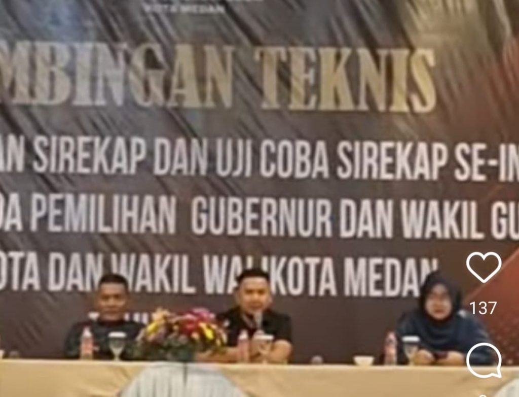 KPU Medan Gelar Bimtek Lanjutan Penggunaan Sirekap untuk PPK dan PPS