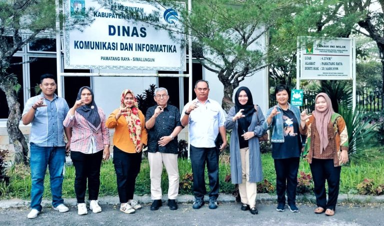 Komisi Informasi Provsu Lakukan Visitasi ke Dinas Kominfo Simalungun