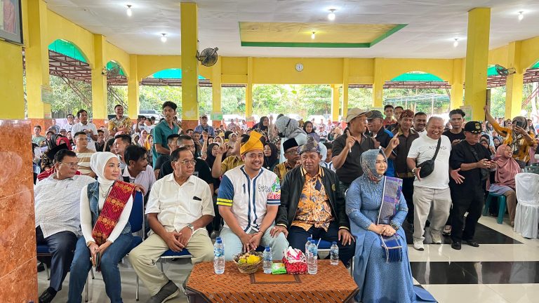 Paslon Nomor 1 Disambut Meriah di Kecamatan Bahorok