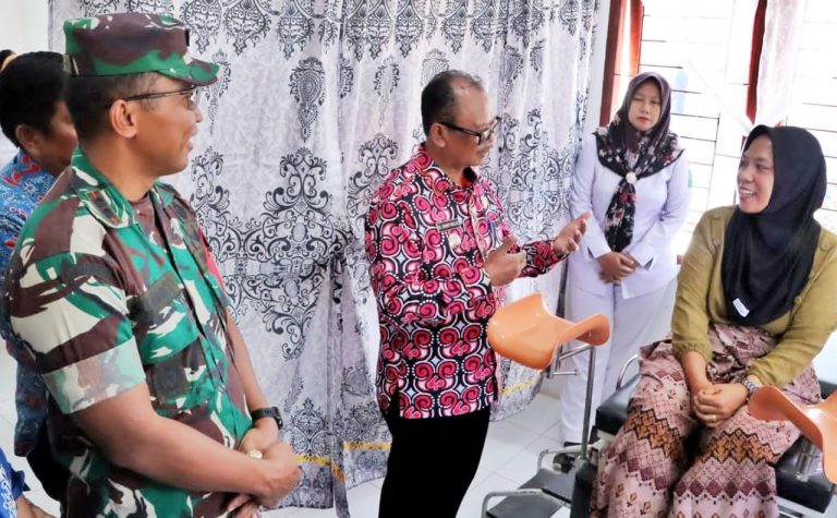 Pemkab Simalungun Hadiri Pelayanan KB, Kesehatan Dalam Rangka TMMD ke 122