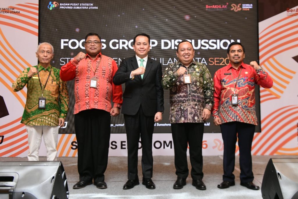 Pj Gubernur Sumut Agus Fatoni Sebut Sensus Ekonomi 2026