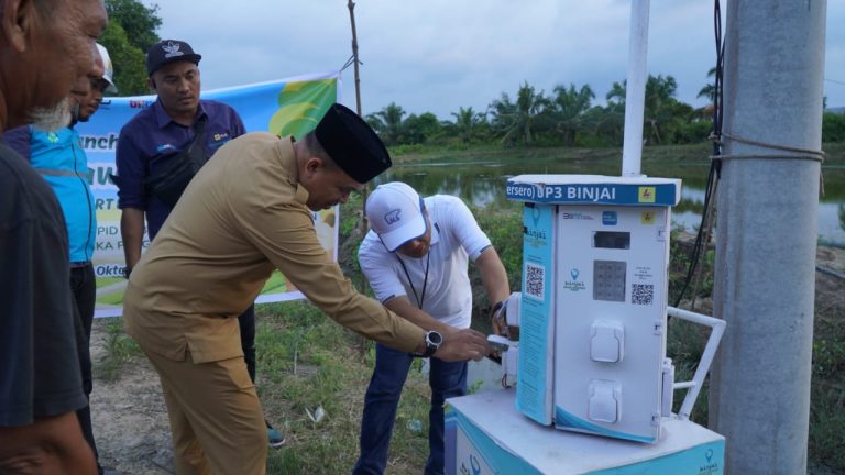 Pj. Bupati Langkat Faisal Hasrimy realisasikan Listrik Masuk Tambak