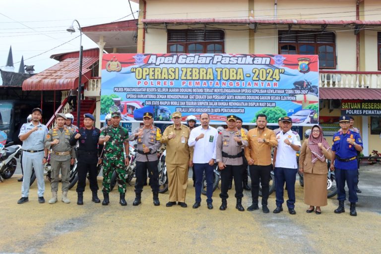 Pjs Walkot Siantar Ikuti Apel Pasukan Operasi Zebra Toba 2024